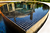 Custom Glass Tile swimming pool and Spa