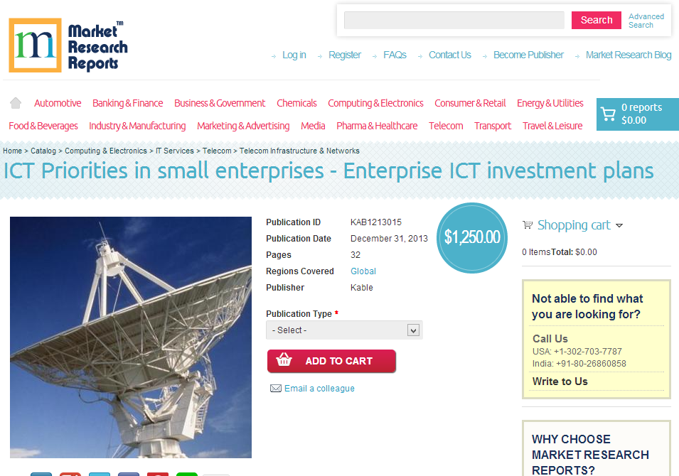 ICT Priorities In Small Enterprises'