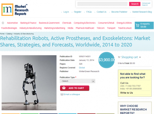 Rehabilitation Robots, Active Prostheses, and Exoskeletons'