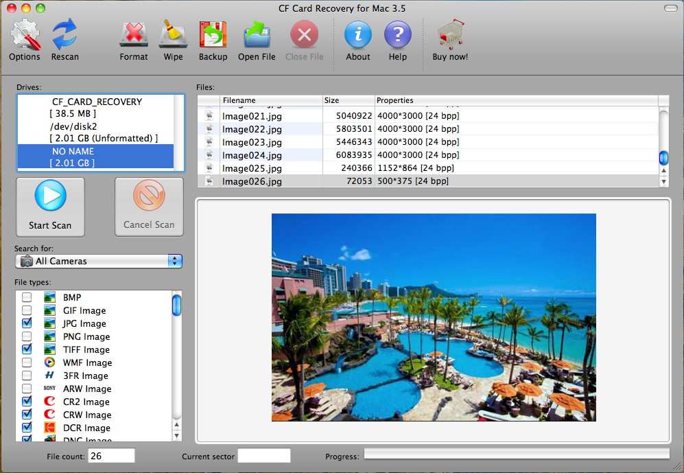 Mac CF Card Recovery'