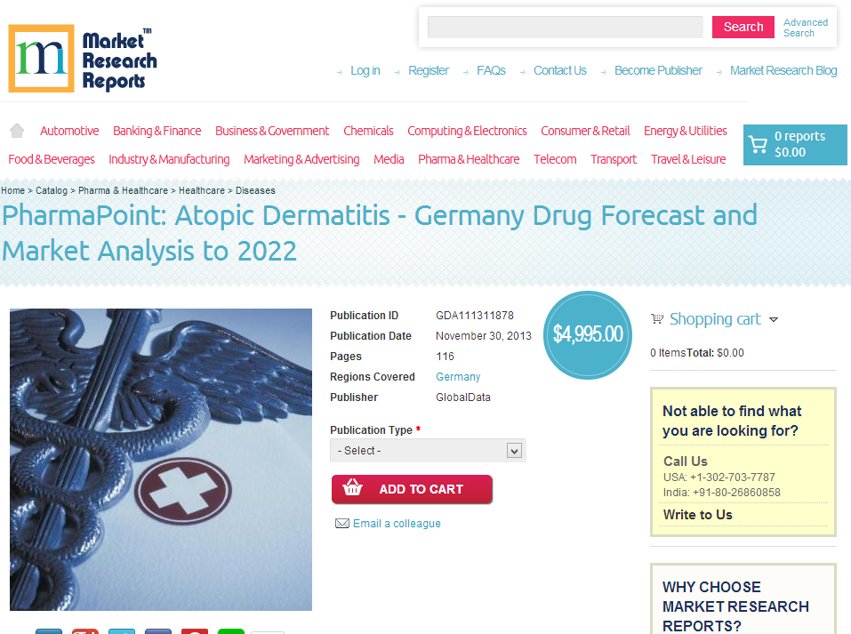 Germany Drug Forecast and Market Analysis to 2022'