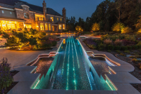 Luxury landscape and swimming pool lighting design