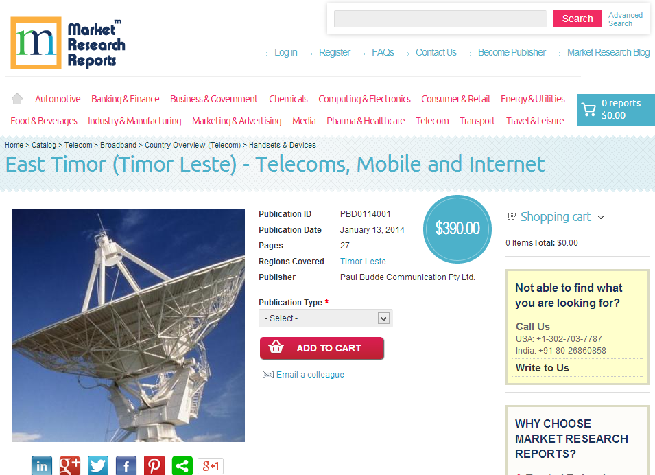East Timor (Timor Leste) - Telecoms, Mobile and Internet'