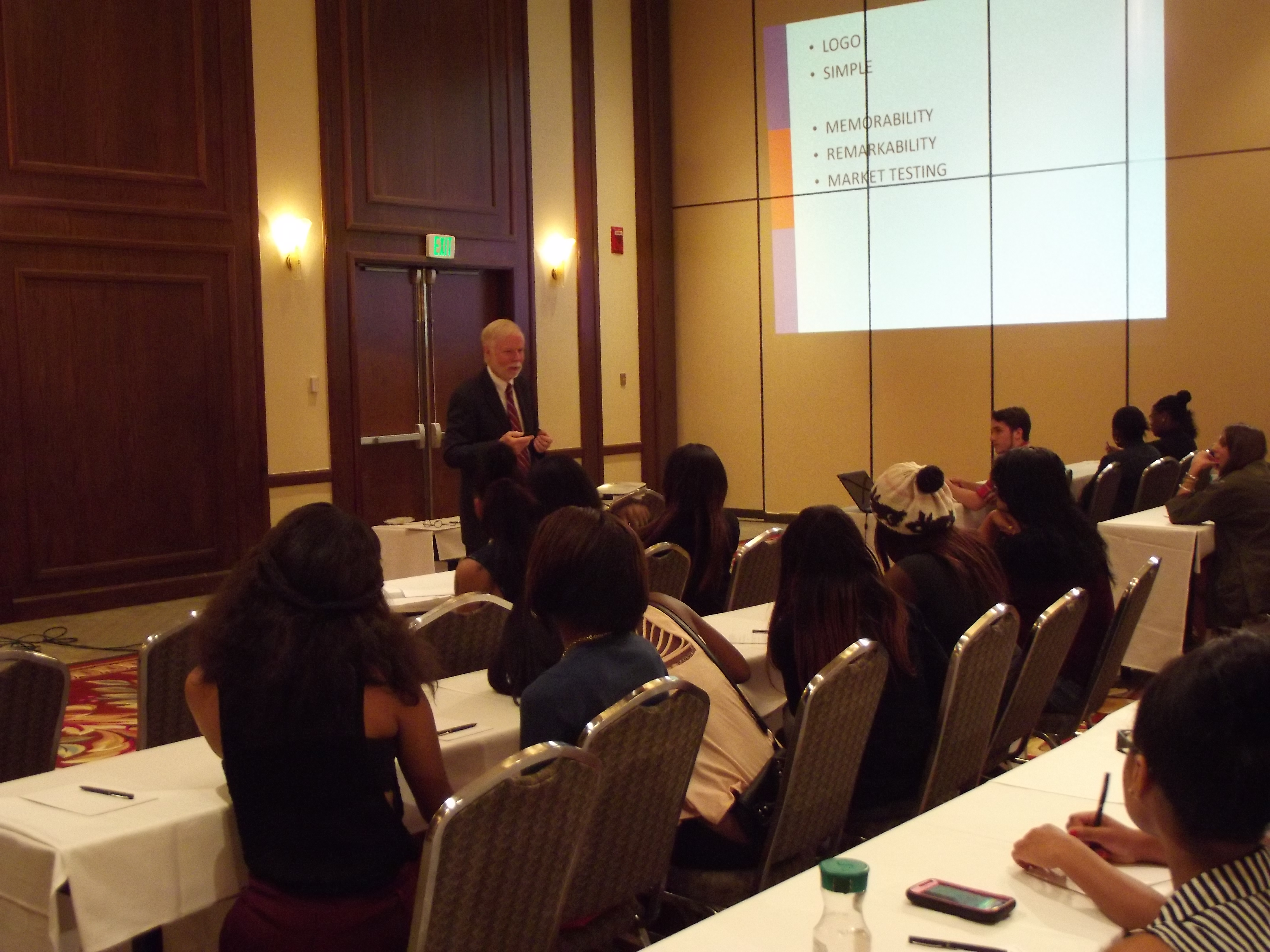 Dean of LIM Teaching a Workshop at 2013 Expo'