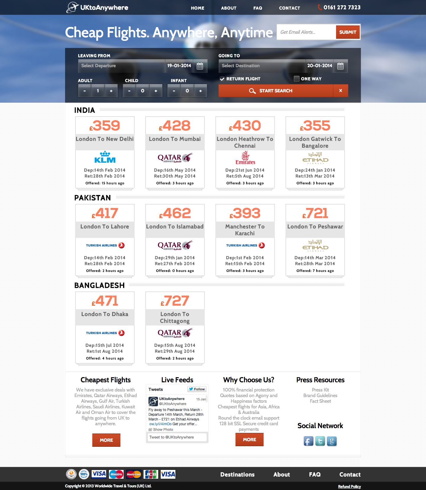 Worldwide Travel &amp; Tours Launches Online Travel Agen