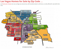 Las Vegas Homes for Sale by Zip Code Map