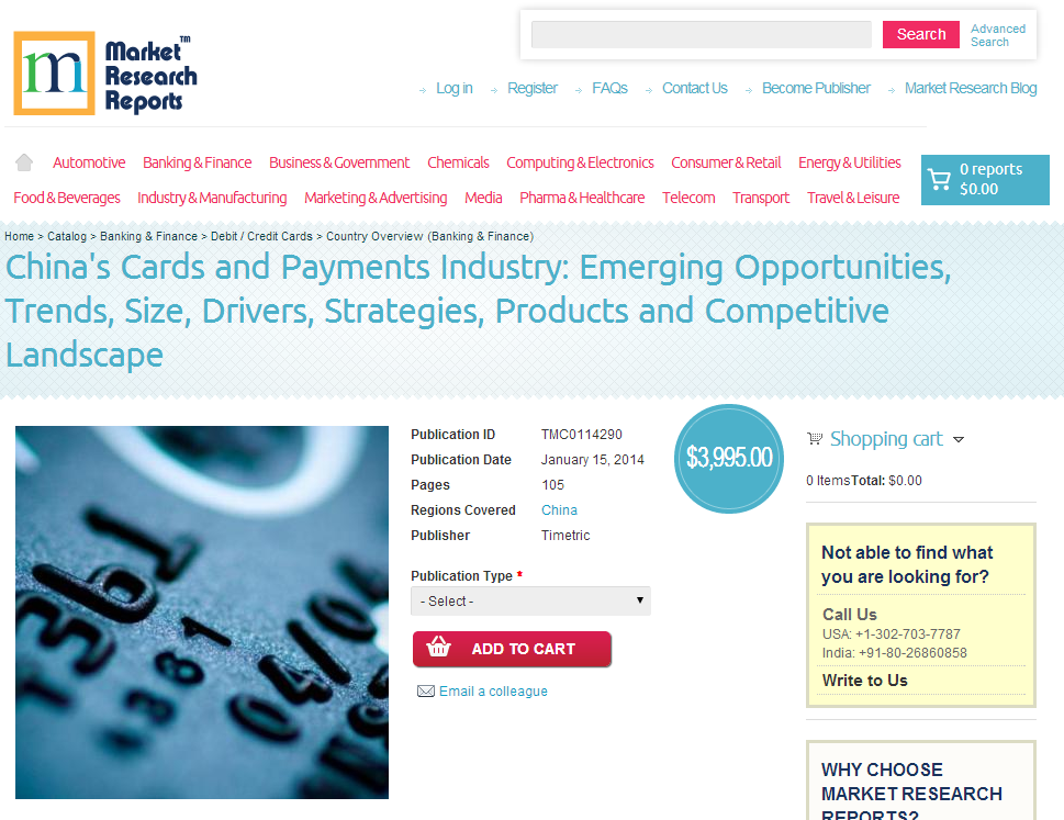 China's Cards and Payments Industry'