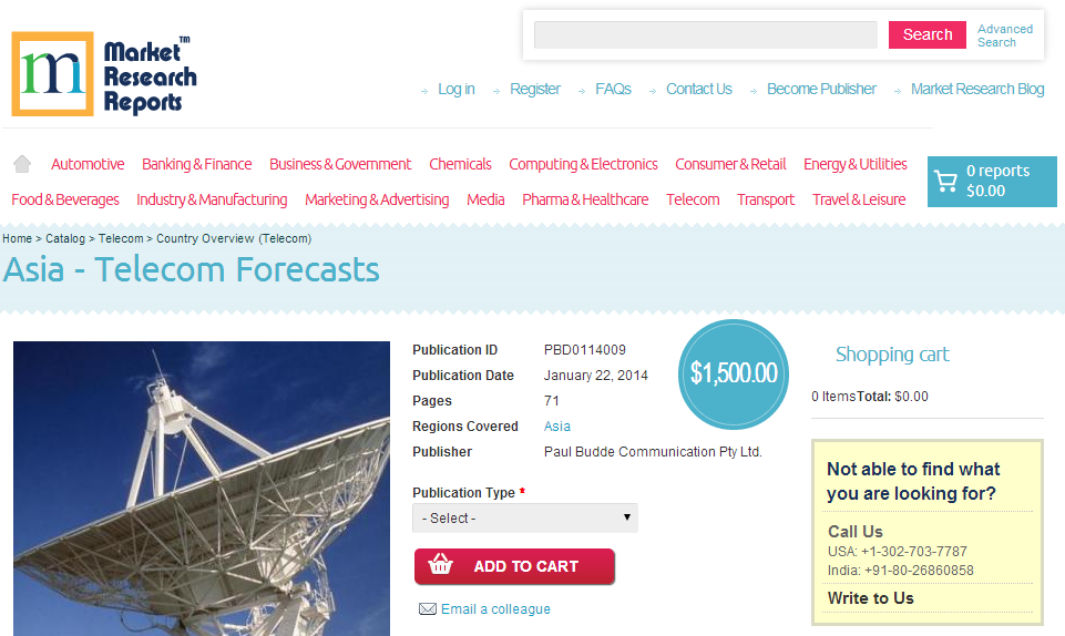 Asia Telecom Forecasts'