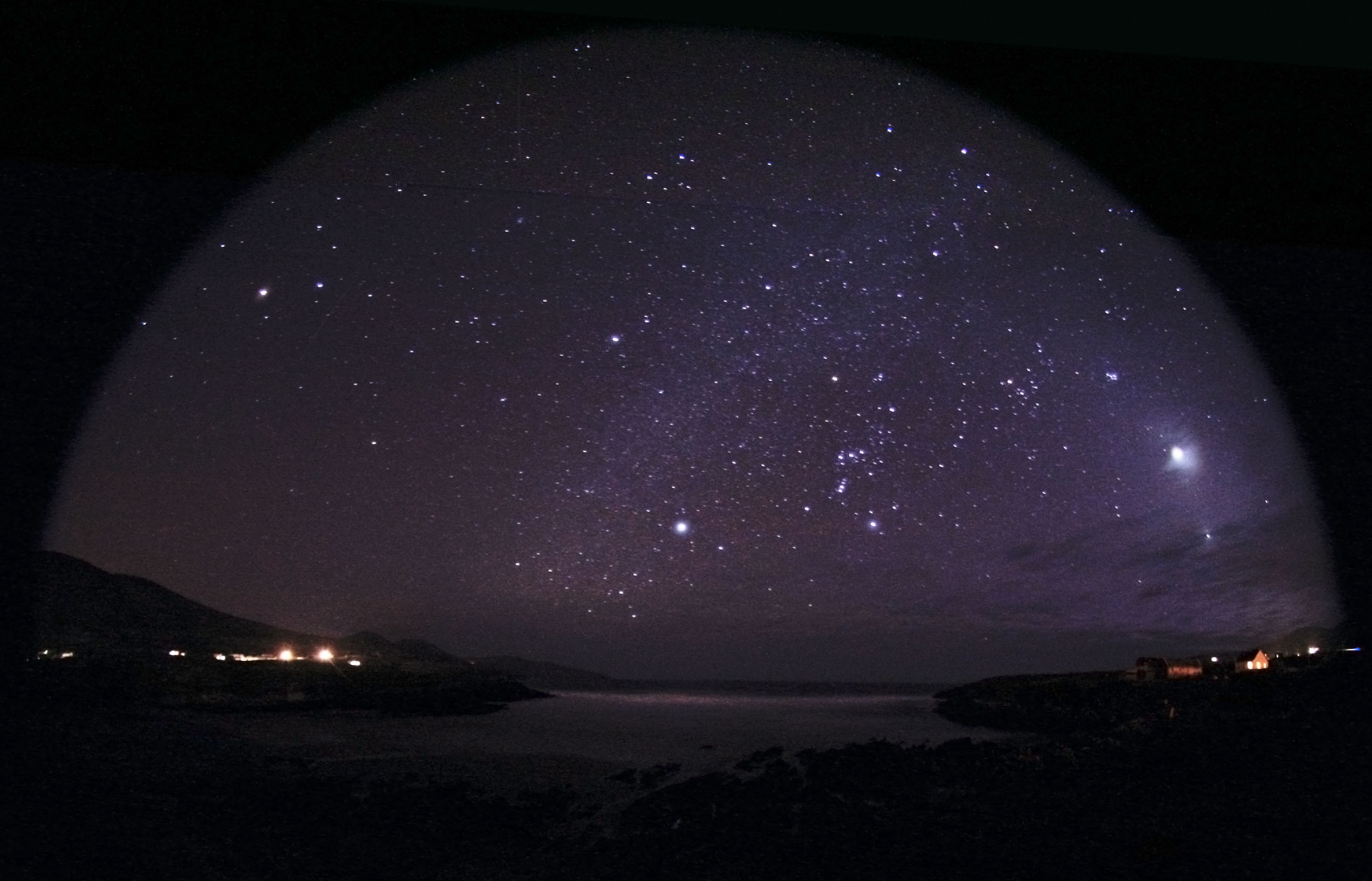 Winter constellations over St. Finian&rsquo;s Bay