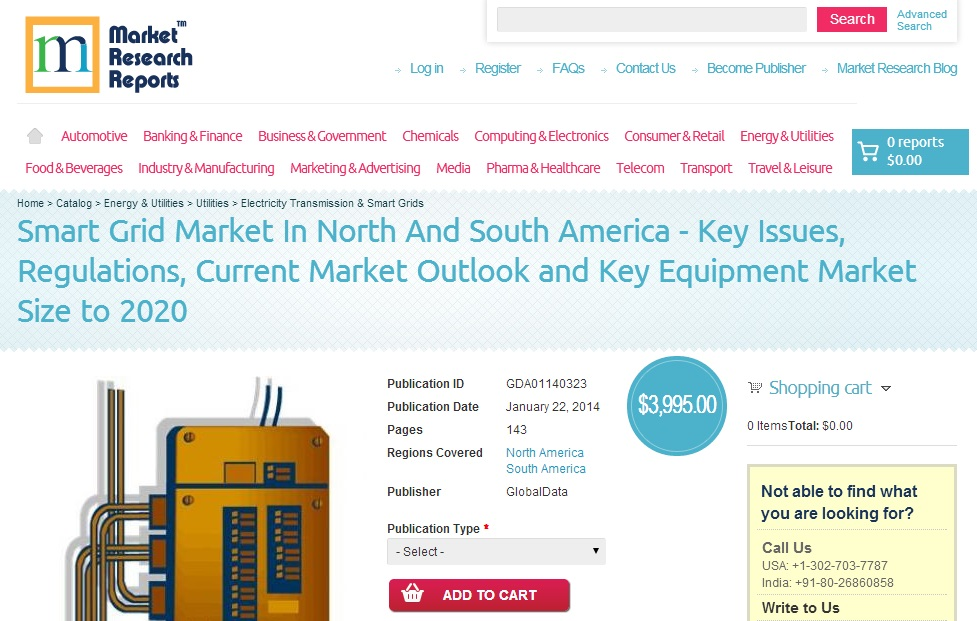 Smart Grid Market In North And South America - Key Issues, R'