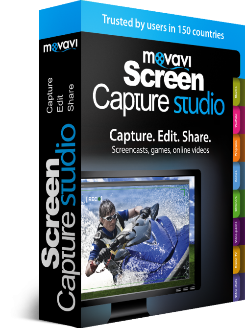 Movavi Screen Capture Studio box'