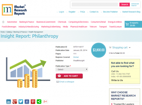 Insight Report: Philanthropy'
