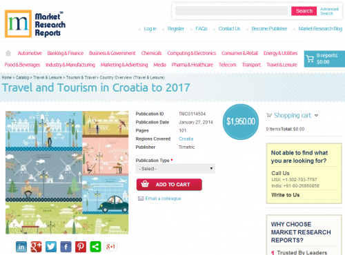 Travel and Tourism in Croatia to 2017'