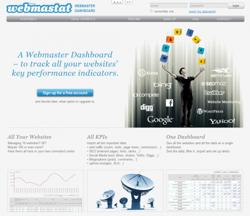 Webmastat - screenshot 1'