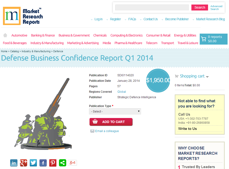 Defense Business Confidence Report Q1 2014'