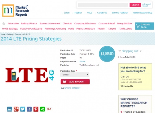 2014 LTE Pricing Strategies'