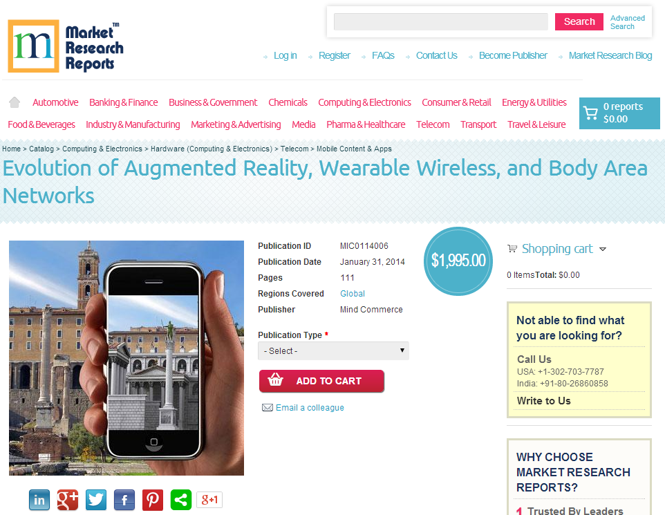 Evolution of Augmented Reality'