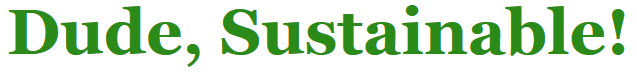 Dude, Sustainable! Logo