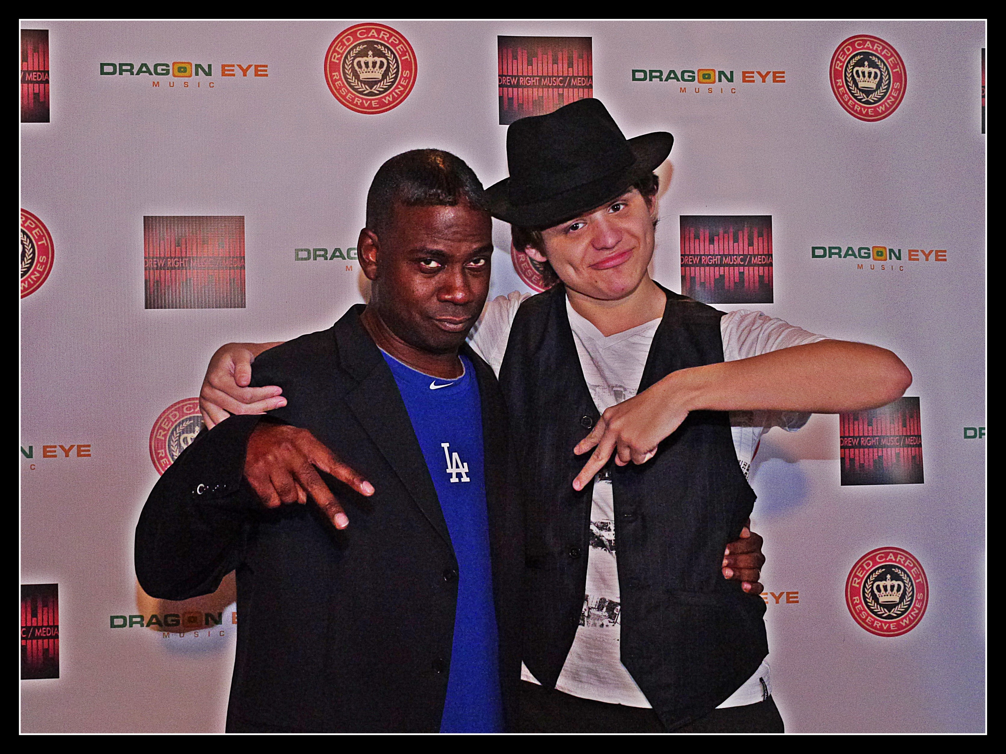 Music producer Andrew Lane and Up In Arms creator Alex Dale