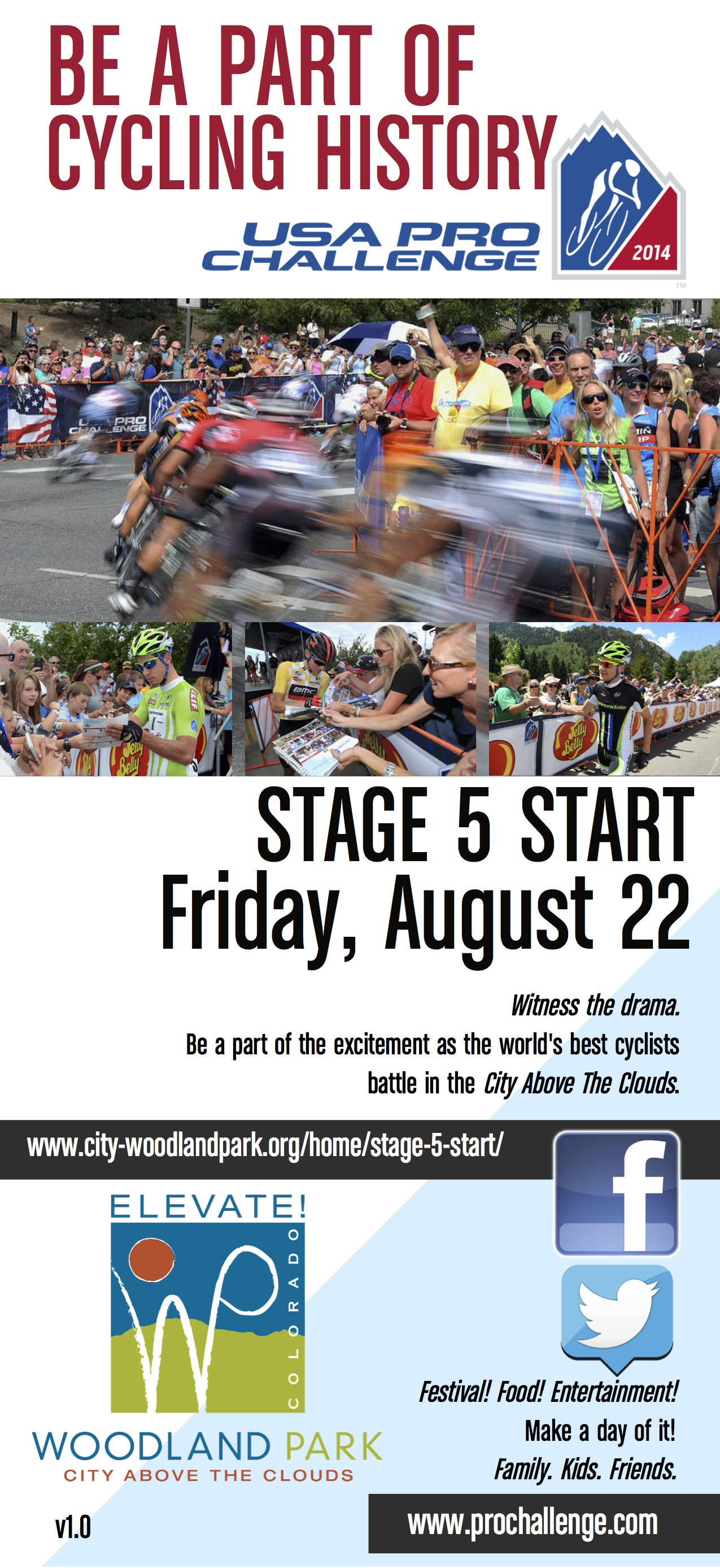Rack Card Stage 5 Start- USA Pro Challenge