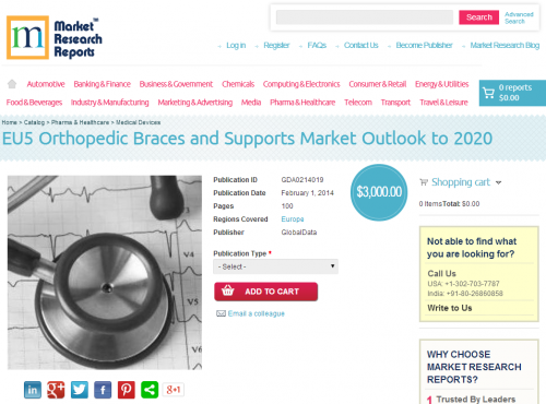 EU5 Orthopedic Braces and Supports Market Outlook to 2020'