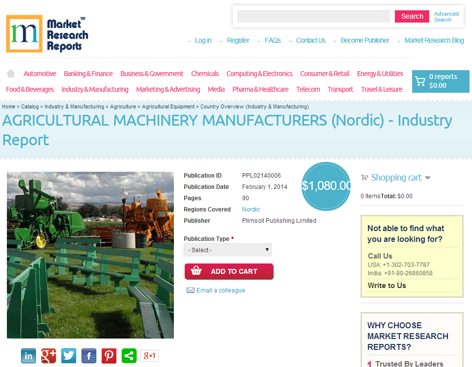 Agricultural Machinery Manufacturers in Nordic'