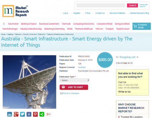 Australia - Smart Infrastructure - Smart Energy driven Thing'