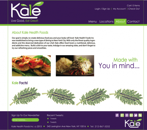 Kale Health Food'