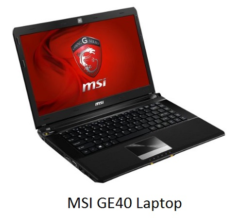 MSI GE40 Laptop'