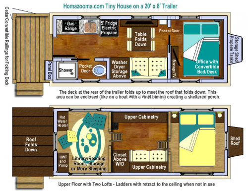 Author, Donat Plenter's Floor Plan - Touring Tiny House'