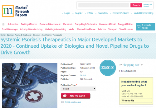 Systemic Psoriasis Therapeutics in Major Developed Markets'