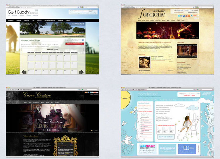 Modern Websites Portfolio of Clients