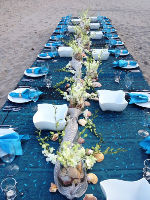 Temptations Catering and Event Planning Table Layout Blue1'