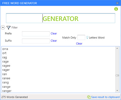 word builder