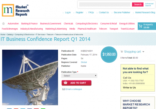 IT Business Confidence Report Q1 2014'