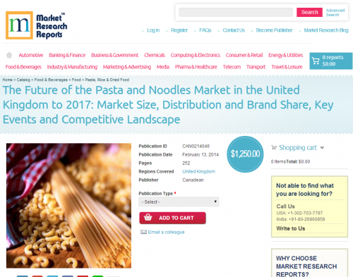 Future of the Pasta and Noodles Market in the United Kingdom'