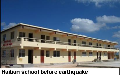 Haitian school before earthquake'