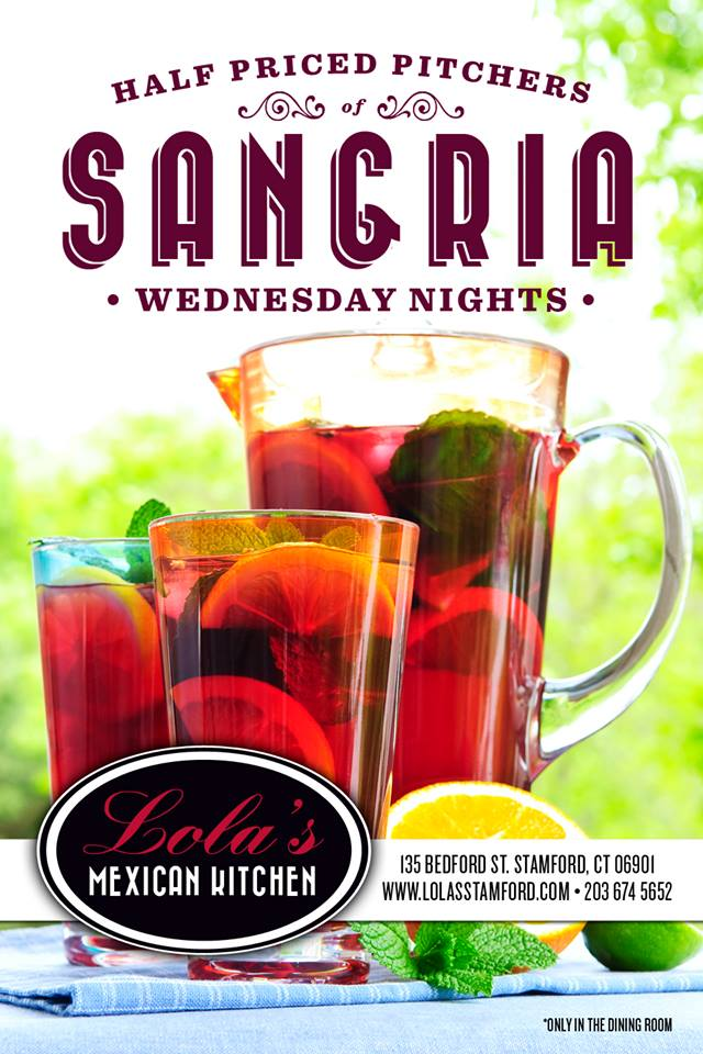 Lola's Mexican Kitchen Half Priced Sangria Pitchers