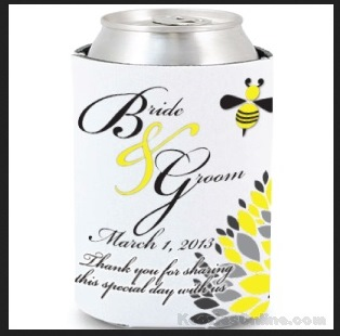 KooziesOnline.com Bride and Groom Koozie'