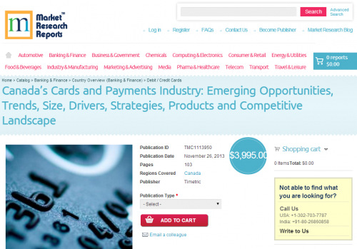 Canada Cards and Payments Industry'