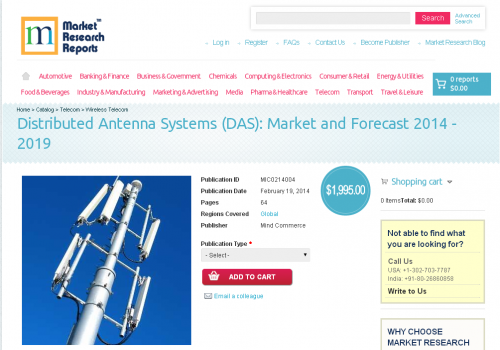 Distributed Antenna Systems (DAS): Market and Forecast 2014'
