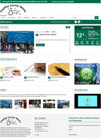 Chaffee County Waste Web Site Screen Shot