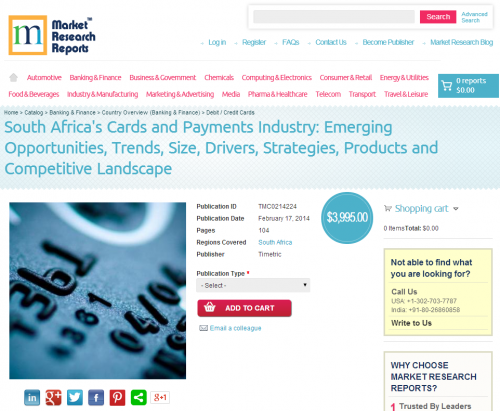 South Africa Cards and Payments Industry'