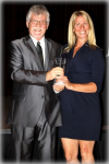 CEO Survival Strategies awarding Christina Panetta PT'