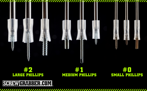 Screw Grabber screwdriver accessories in use'