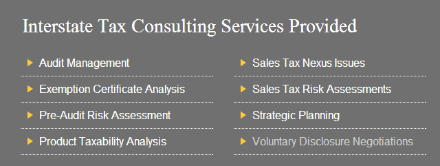 Interstate Tax Strategies Services