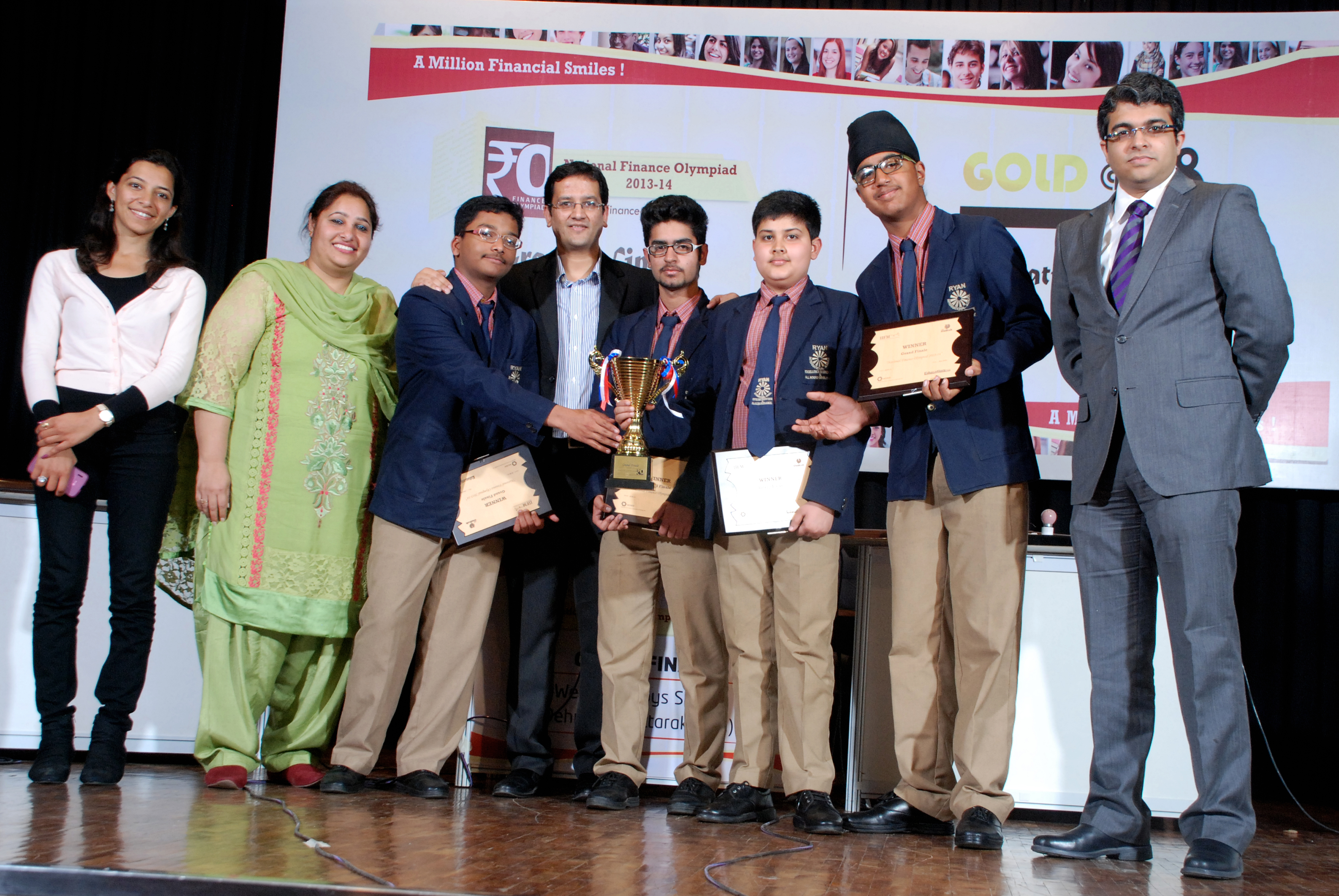 Ryan International, Winners of the Quiz with the Quiz Master