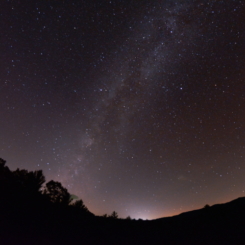 The Milky Way above Blue Ridge Observatory and Star Park'
