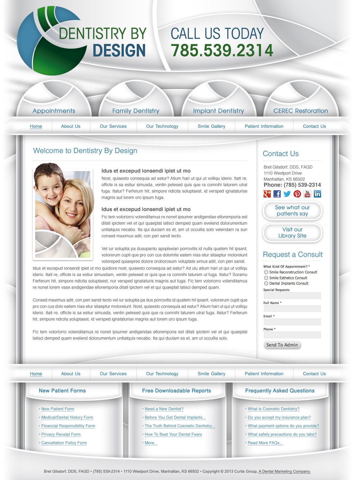 Dentistry by Design Website