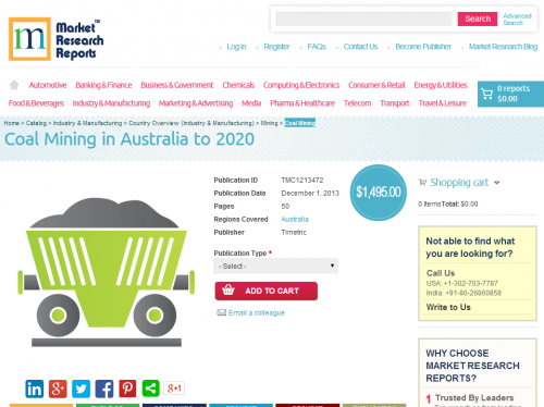 Coal Mining in Australia to 2020'